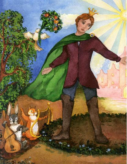 Unknown artist's depiction of Ruslan