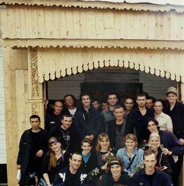 At a Perm area labor camp 1999, including visitors.