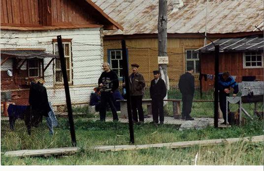 At a Perm area labor camp, 1999.
