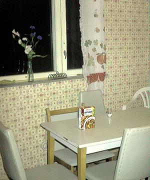 Typical Russian apartment building dining/kitchen area